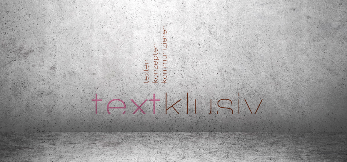textklusiv | logo-design